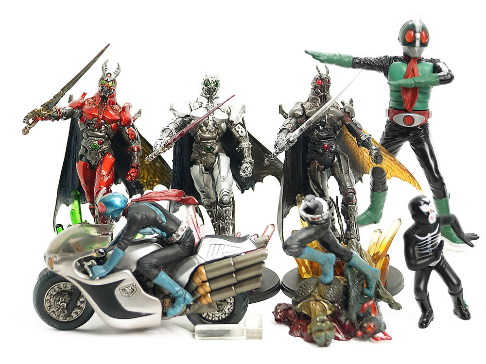 Vol.6 仮面ライダー1号 サイクロン号 ワルダー シャドームーン 1BOX 12個入り バンダイ 